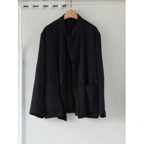 COMOLI / コモリ | シルクモッサ スタンドカラージャケット - Charcoal | 通販 - 正規取扱店 | COLLECT STORE  / コレクトストア