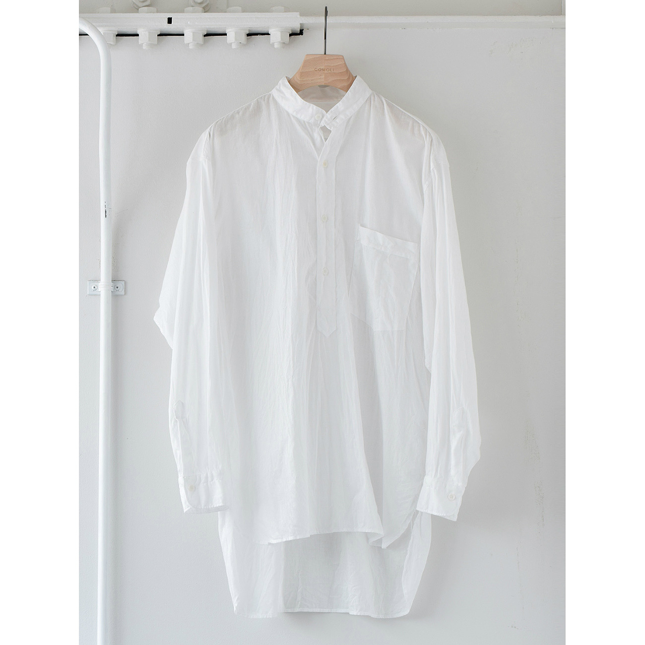 COMOLI / コモリ | ベタシャン プルオーバーシャツ - White | 通販 - 正規取扱店 | COLLECT STORE /  コレクトストア