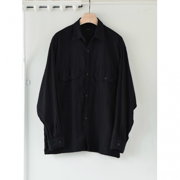 COMOLI / コモリ | ベタシャン CPOシャツ - Black | 通販 - 正規取扱店