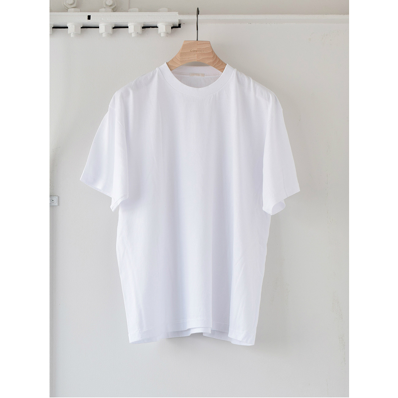 COMOLI / コモリ | 空紡天竺 半袖Tシャツ - White | 通販 - 正規取扱店