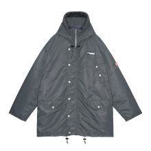 C.E / シーイー | SYNTH FUR HOOD ZIP COAT - Grey