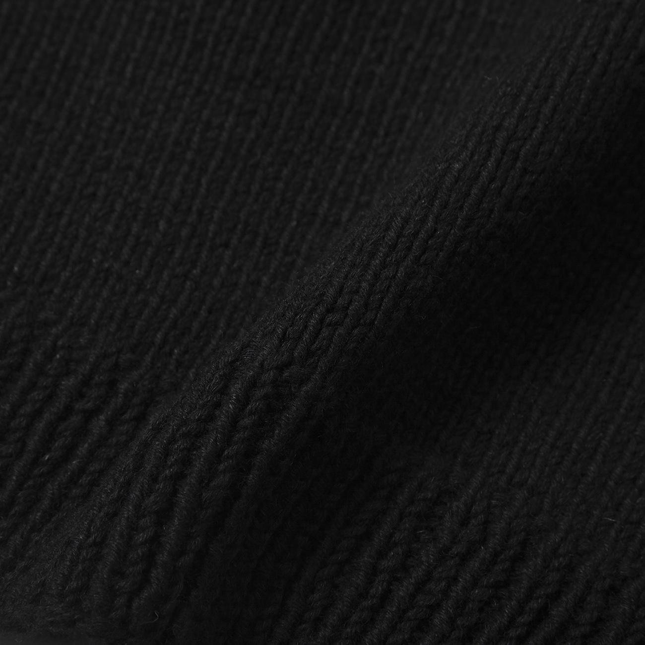 COMOLI / コモリ | ハンド クルーネックニット - Black | 通販 - 正規