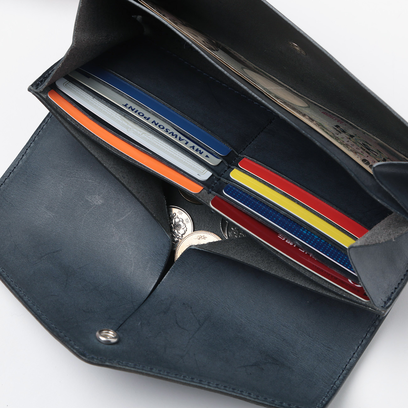 Hender Scheme / エンダースキーマ | long wallet - Navy | 通販