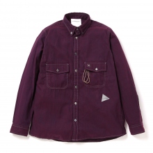 and wander / アンドワンダー | thermo nell shirt (M) - Purple
