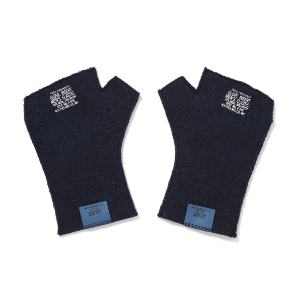 小物 N.HOOLYWOOD Fingerless Glove Navy 11291435_674952a1462db.jpg