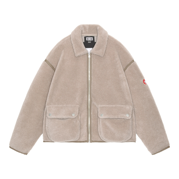 未使用 C.E（シーイー） Cav Empt 16SS ボアベンチコート L C.E / シーイー | COLLARED BOA ZIP UP - Khaki | 通販 - 正規取扱店