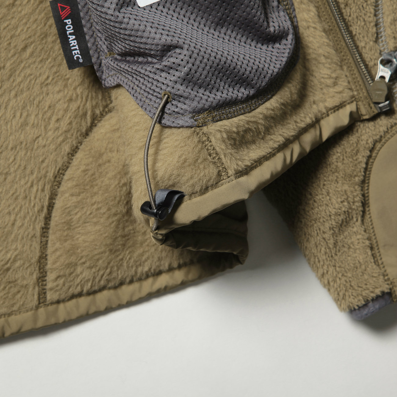 and wander / アンドワンダー | high loft fleece jacket - Beige