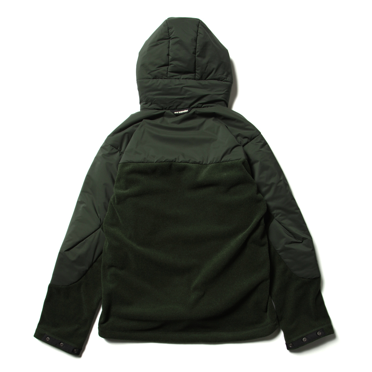and wander / アンドワンダー | top fleece jacket - D.Green | 通販