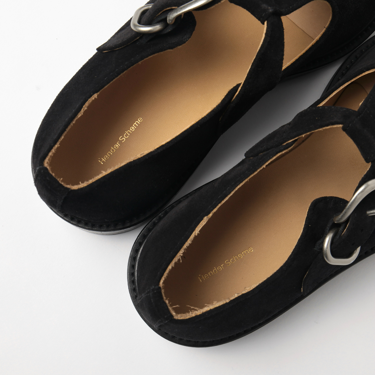 Hender Scheme T Strap Tストラップスウェードシューズ Hender Scheme / エンダースキーマ | T strap - Black | 通販