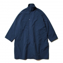 Porter Classic / ポータークラシック | WEATHER STAND COLLAR COAT - Navy