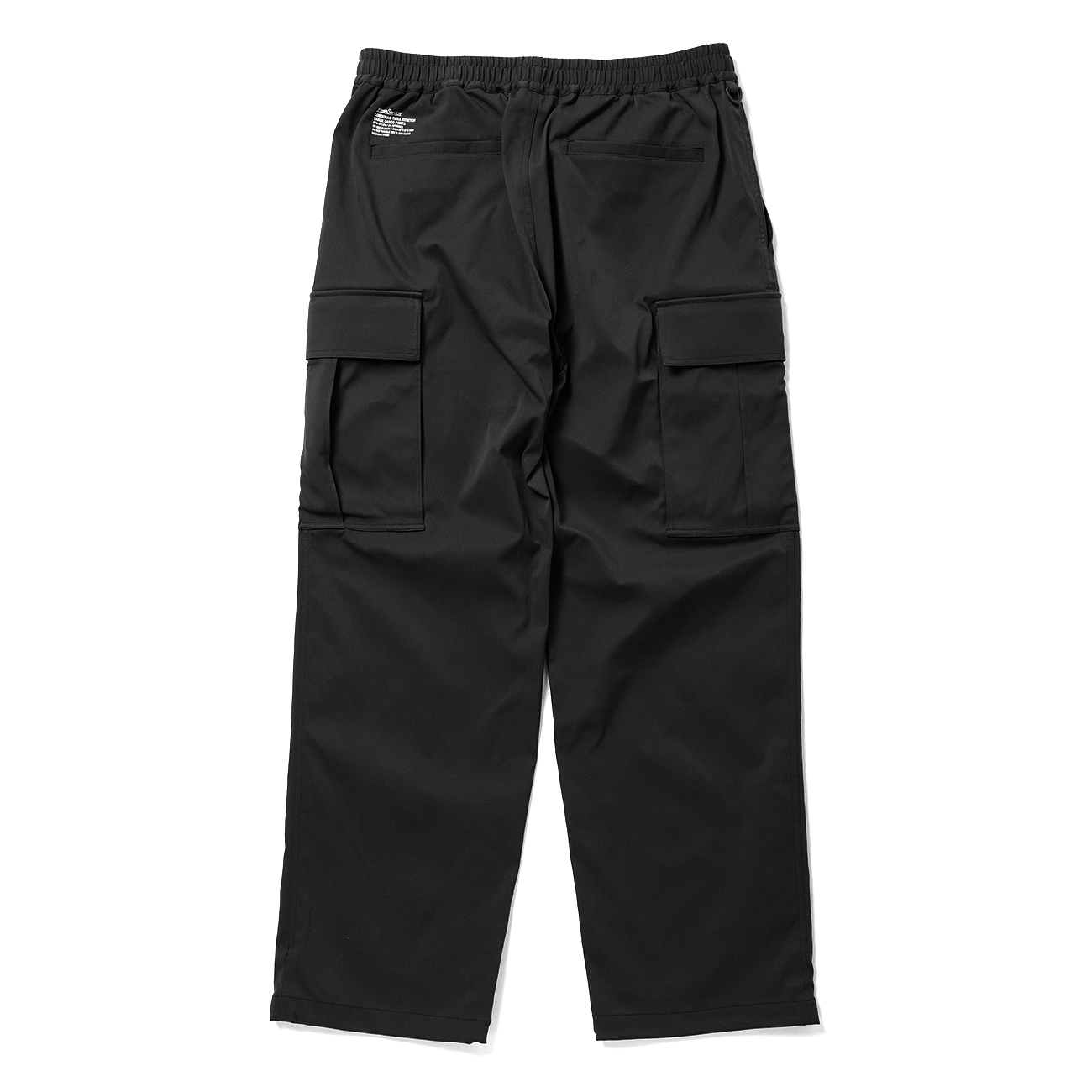 CORDURA TWILL STRETCH TRACK CARGO PANTS - Black