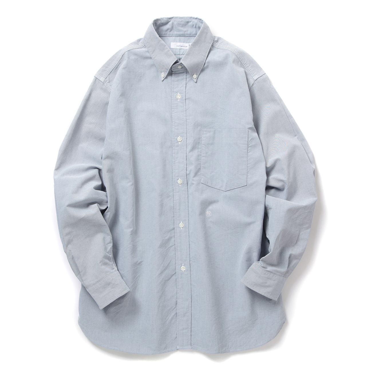 nanamica / ナナミカ | Button Down Wind Shirt - Grayish Navy | 通販