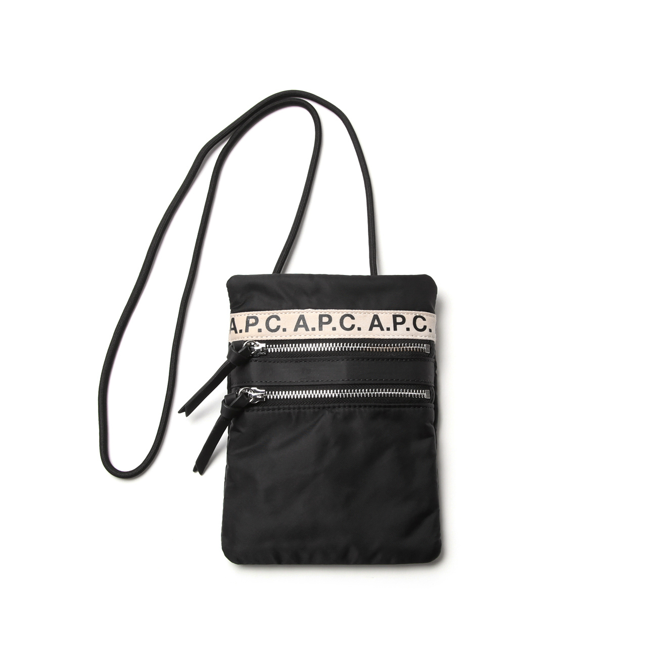 A.P.C. / アーペーセー | Repeat ネックポーチ - Black | 通販