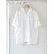 COMOLI / コモリ | ベタシャン オープンカラーシャツ - White