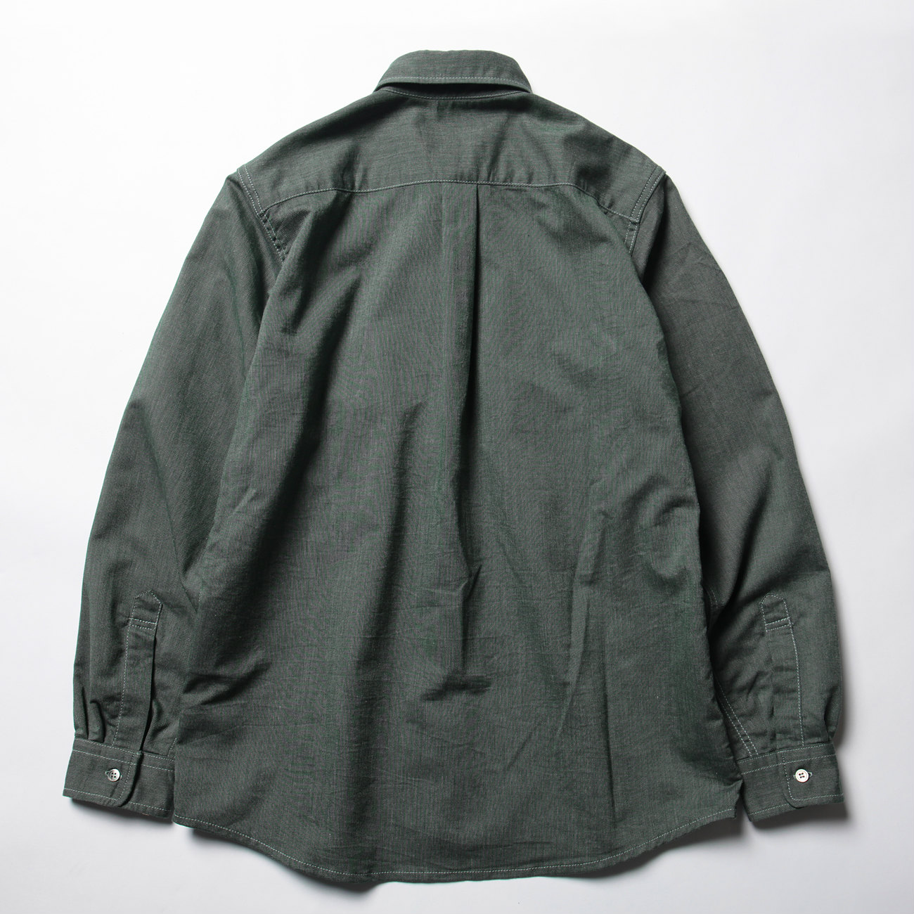 and wander / アンドワンダー | soft ox shirt (M) - Green | 通販