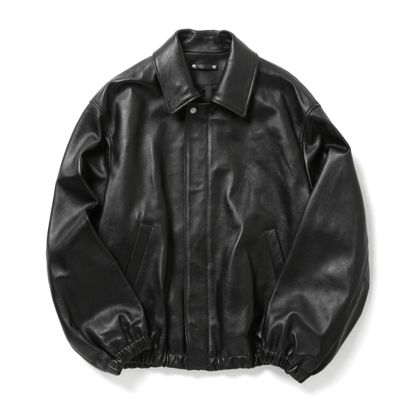 ジャケット・アウター ssstein Leather Zip Short Jacket ssstein LEATHER ZIP SHORT JACKET・BLACK - tity