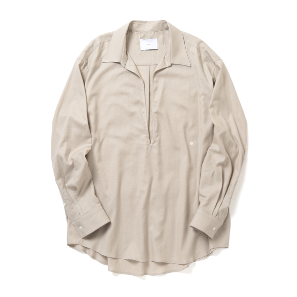 【ssstein】Twill Oversized Skipper Shirt