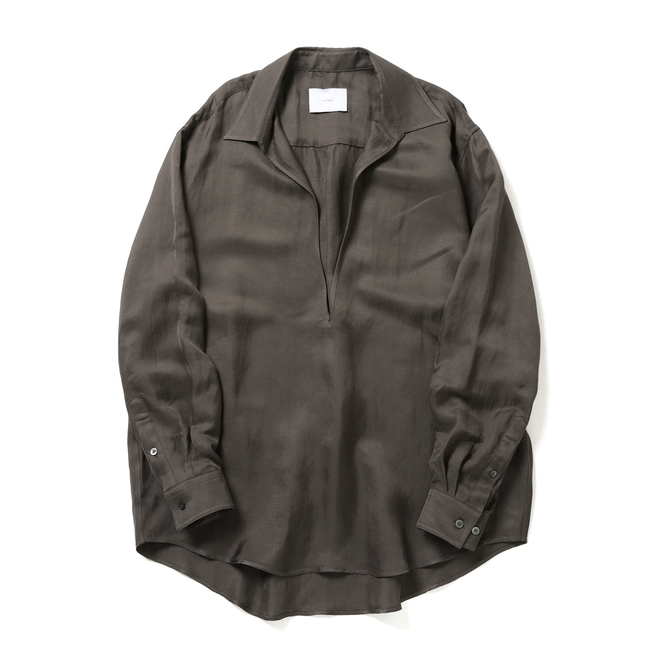 ssstein / シュタイン | VIS/LI TWILL OVERSIZED SKIPPER SHIRT