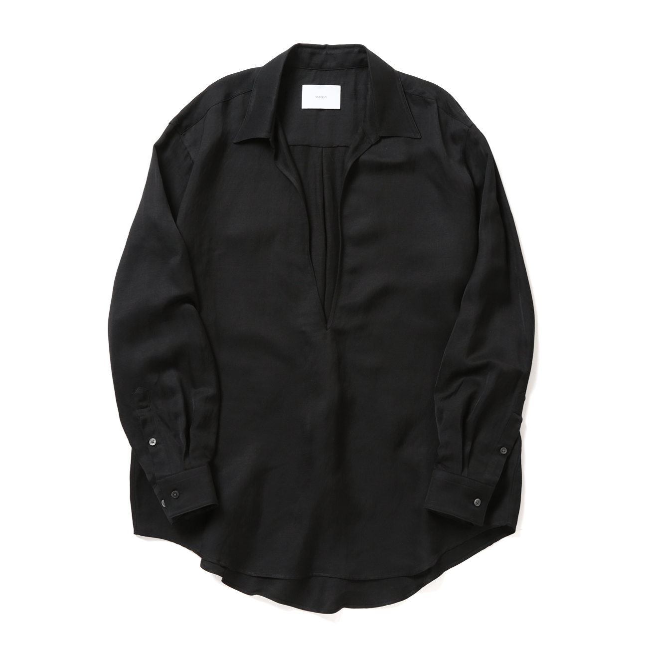 トップス VIS/LI TWILL OVERSIZED SKIPPER SHIRT VIS/LI TWILL OVERSIZED SKIPPER SHIRT [BLACK] - WUNDER 大阪