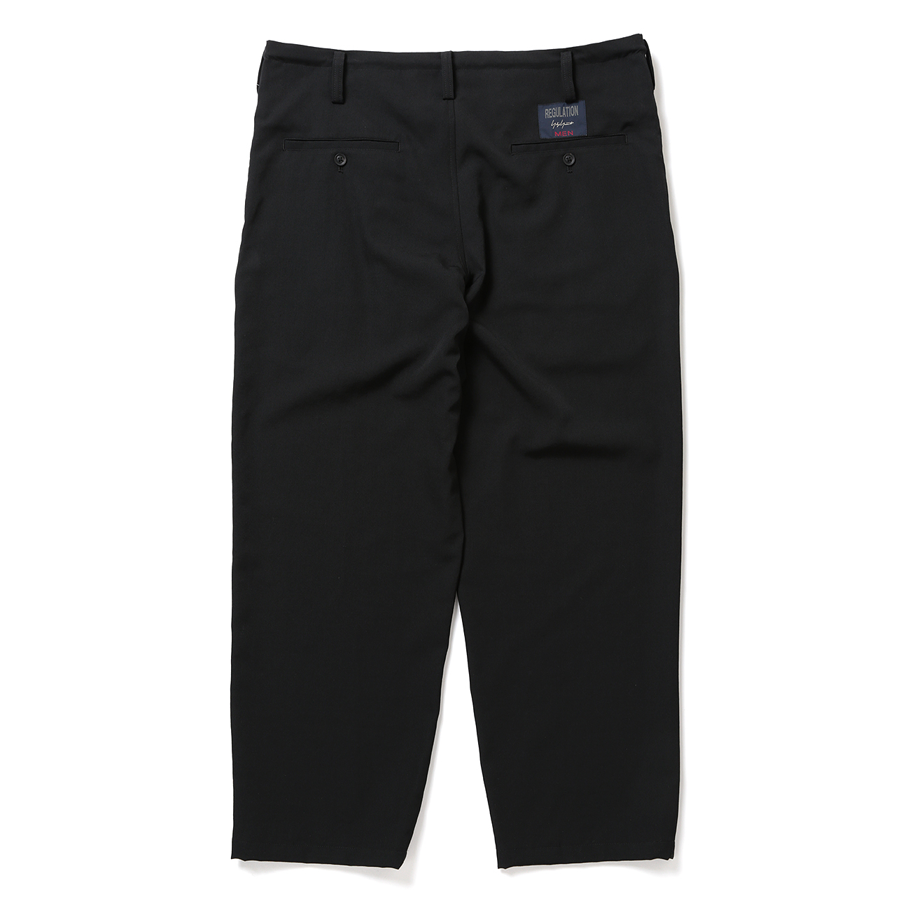 Yohji Yamamoto POUR HOMME / ヨウジ ヤマモト | REGULATION GABARDINE CLASSIC  DRAWSTRING PANTS - Black | 通販 - 正規取扱店 | COLLECT STORE / コレクトストア