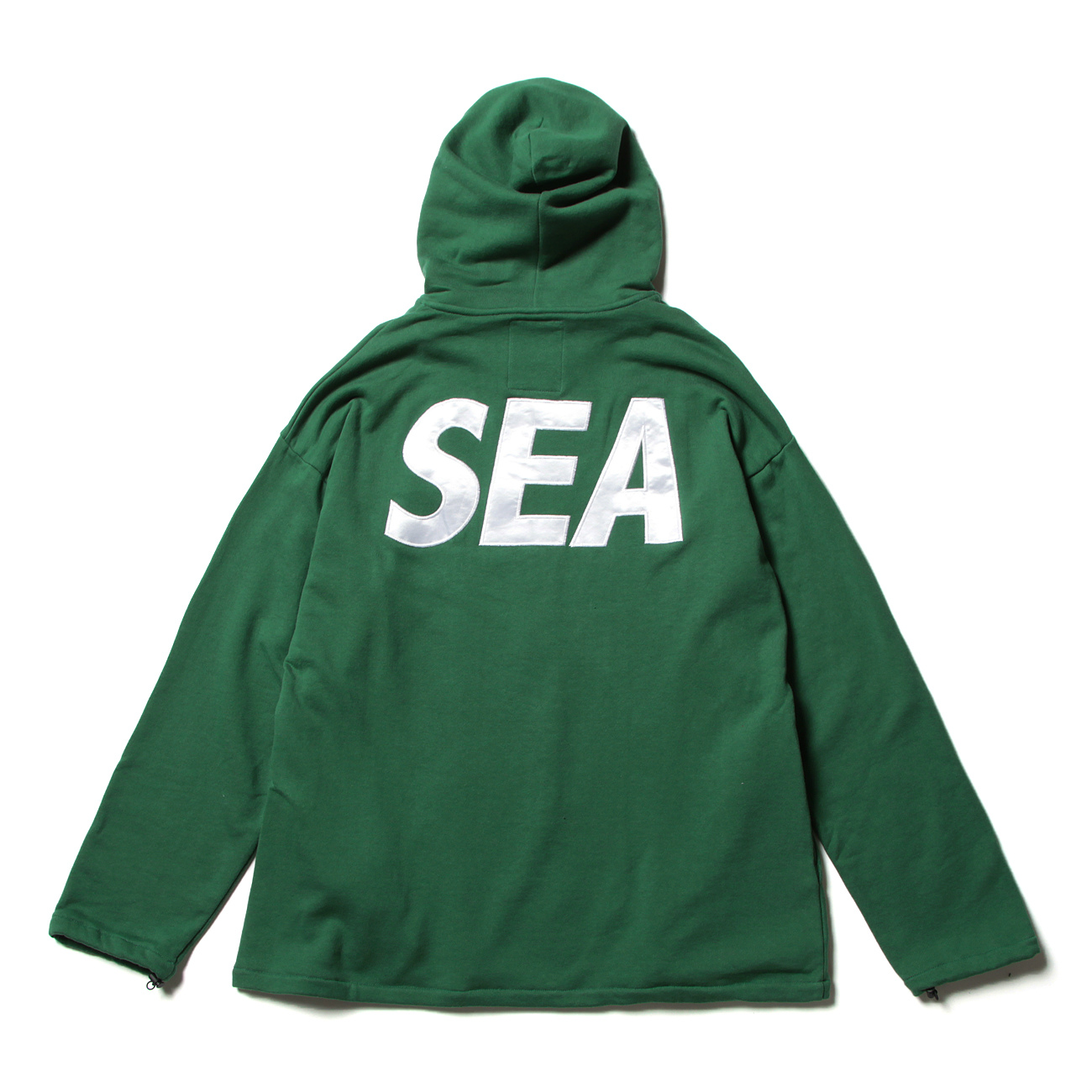 WIND AND SEA / ウィンダンシー | SEA BIG ZIP HOODIE - Green | 通販