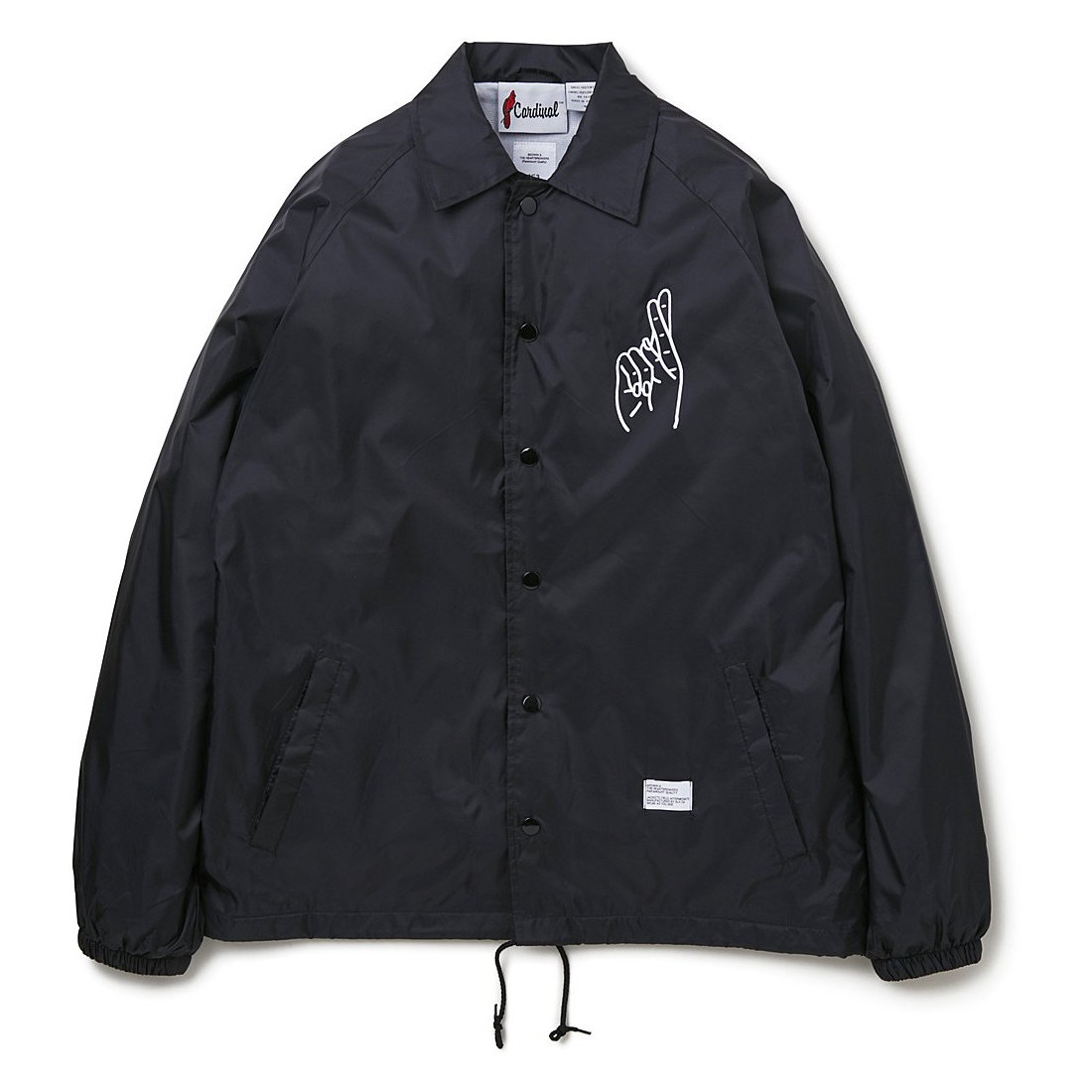 L/S COACH JACKET 「JILL」 - Black