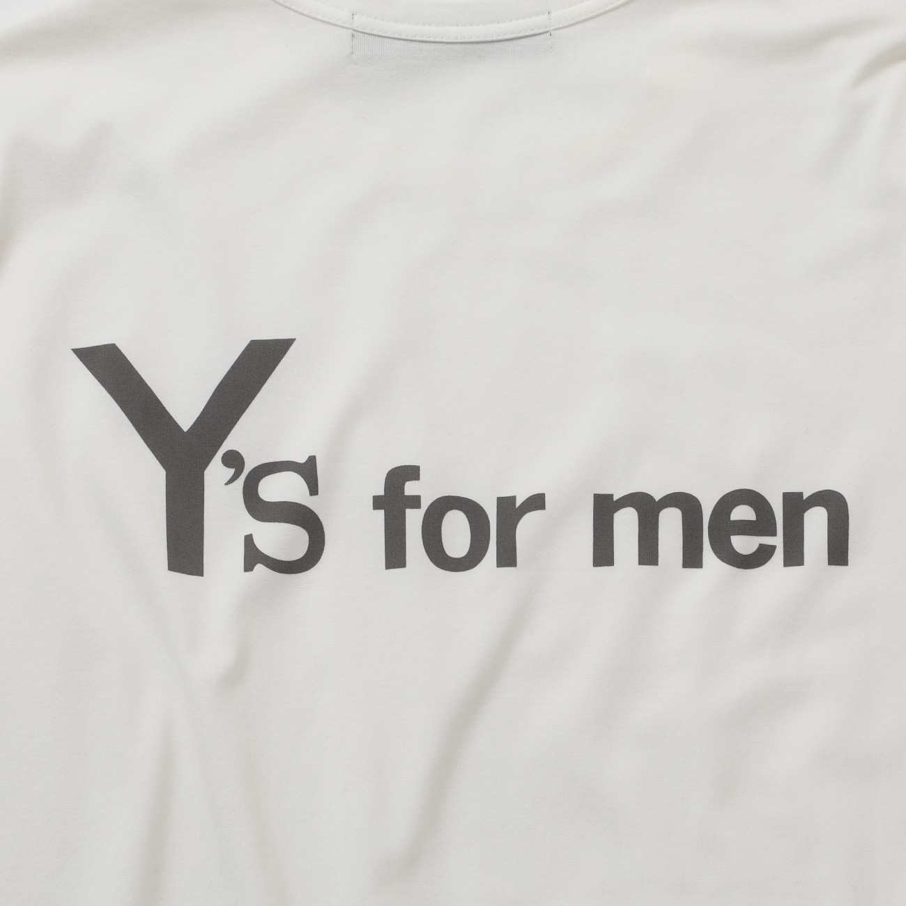 Yohji Yamamoto Ys for men | Y's for men BIG LOGO PRINT SHORT