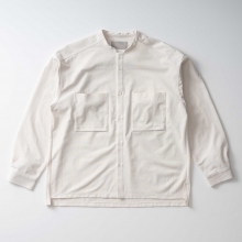 CURLY / カーリー | DRY T/C BAND COLLAR SHIRT