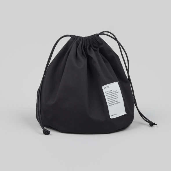 CIOTA / シオタ | Drawstring Bag - Black | 通販 - 正規取扱店