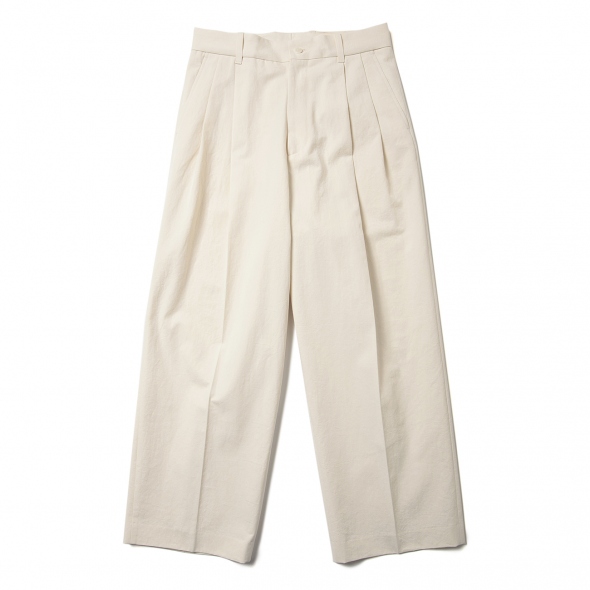 パンツ stein 21SS WIDE STRAIGHT TROUSERS(OFF) stein | シュタイン WIDE STRAIGHT TROUSERS(OFF) / ワイド