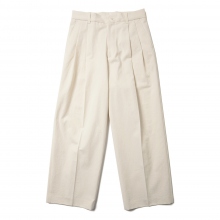 stein / シュタイン | ST.571 (OW) WIDE STRAIGHT TROUSERS (OW) - Off