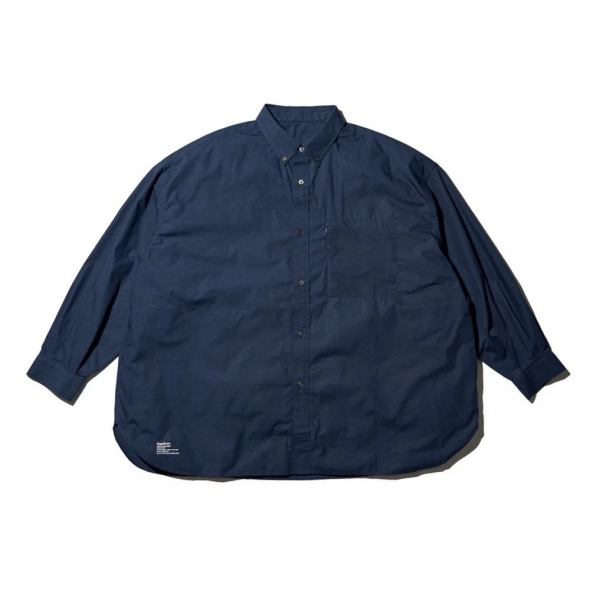 Freshservice バンドカラーシャツ　ネイビー FreshService / フレッシュサービス | UTILITY L/S B.D SHIRT