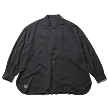 FreshService / フレッシュサービス | COOLFIBER OPEN COLLAR L/S SHIRT - Black