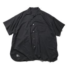 FreshService / フレッシュサービス | COOLFIBER OPEN COLLAR S/S SHIRT - Black