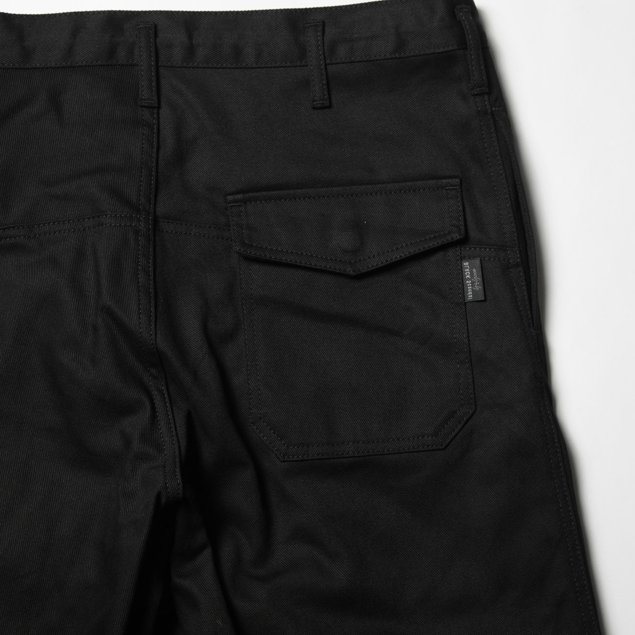 Yohji Yamamoto POUR HOMME | BLACK Scandal KATSURAGI TACK STRING