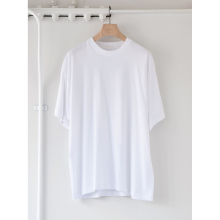 COMOLI / コモリ | コットンジャージ 半袖Tシャツ - White