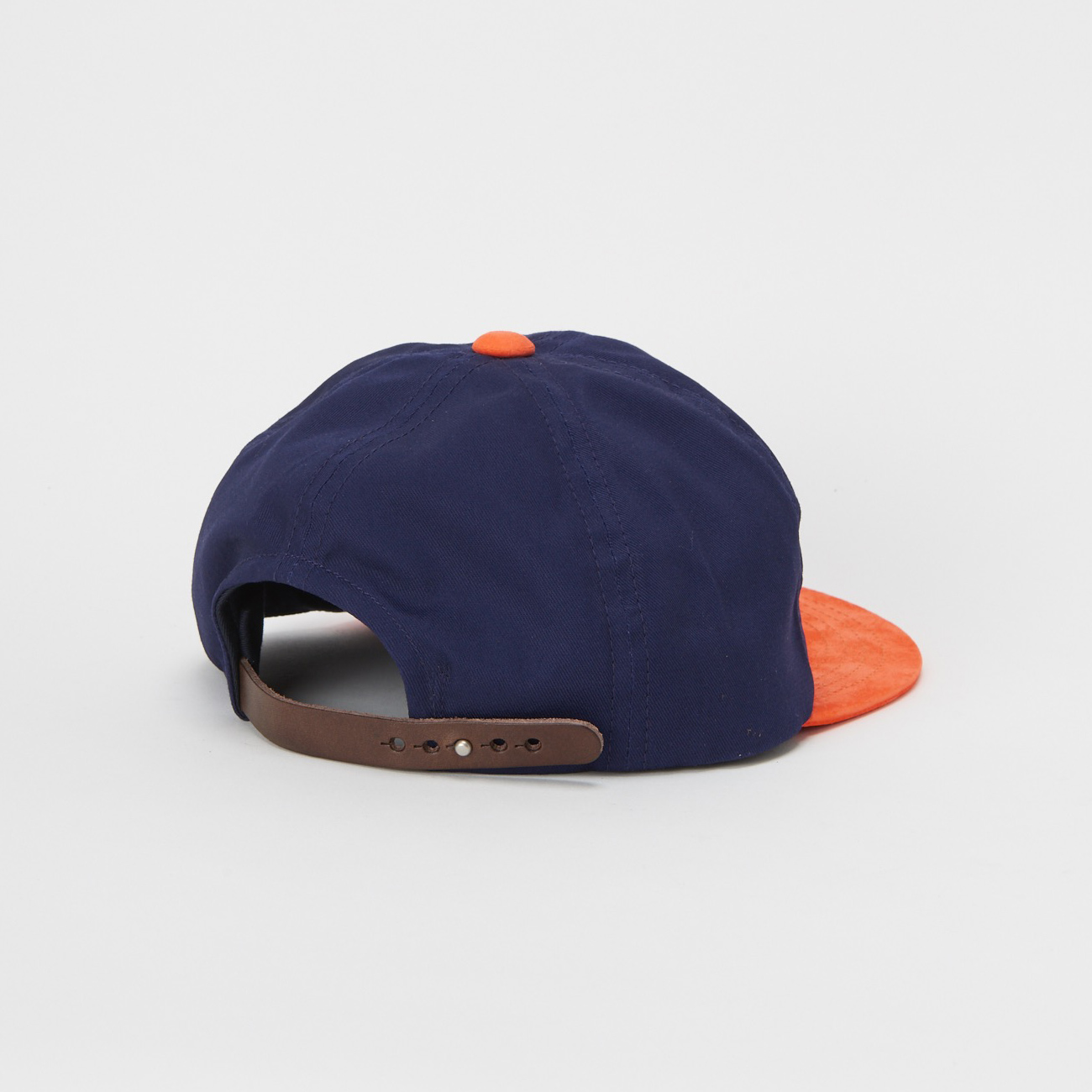 2 tone cap - Navy / Orange