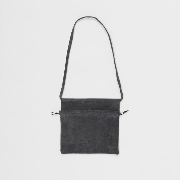 Hender Scheme / エンダースキーマ | red cross bag small - Dark Gray