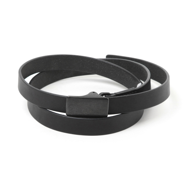 ヨウジヤマモト ベルト 黒 yohji yamamoto - pour homme | 25mmフリーベルト (メンズ