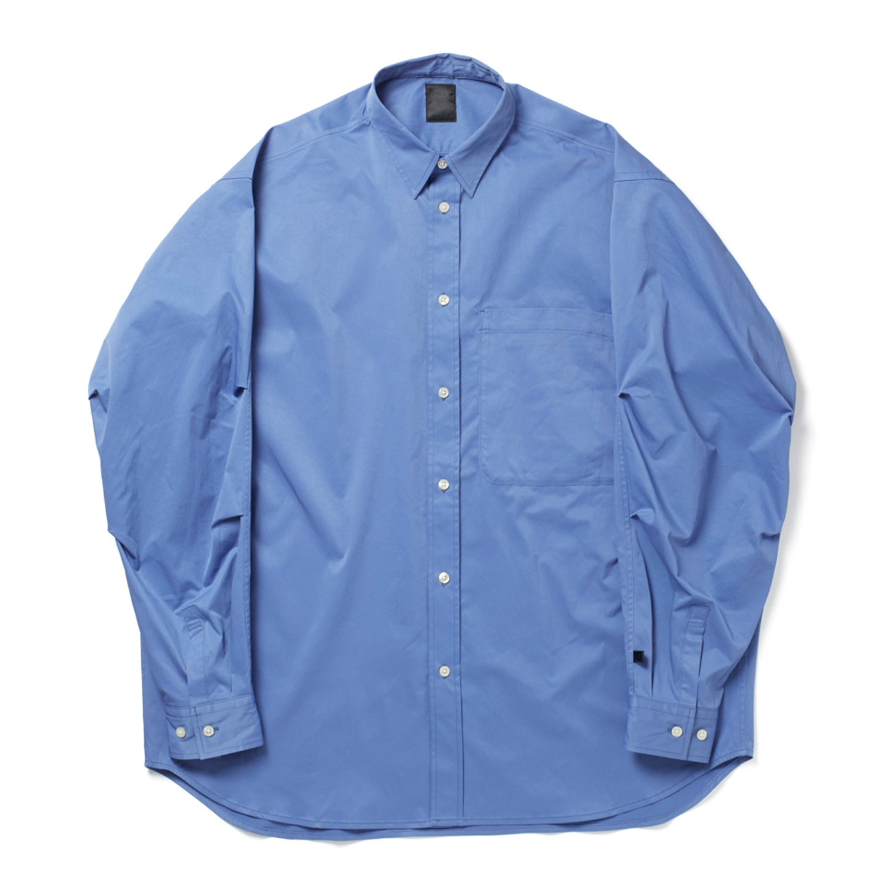 Tech Regular Collar Shirts L/S - Blue