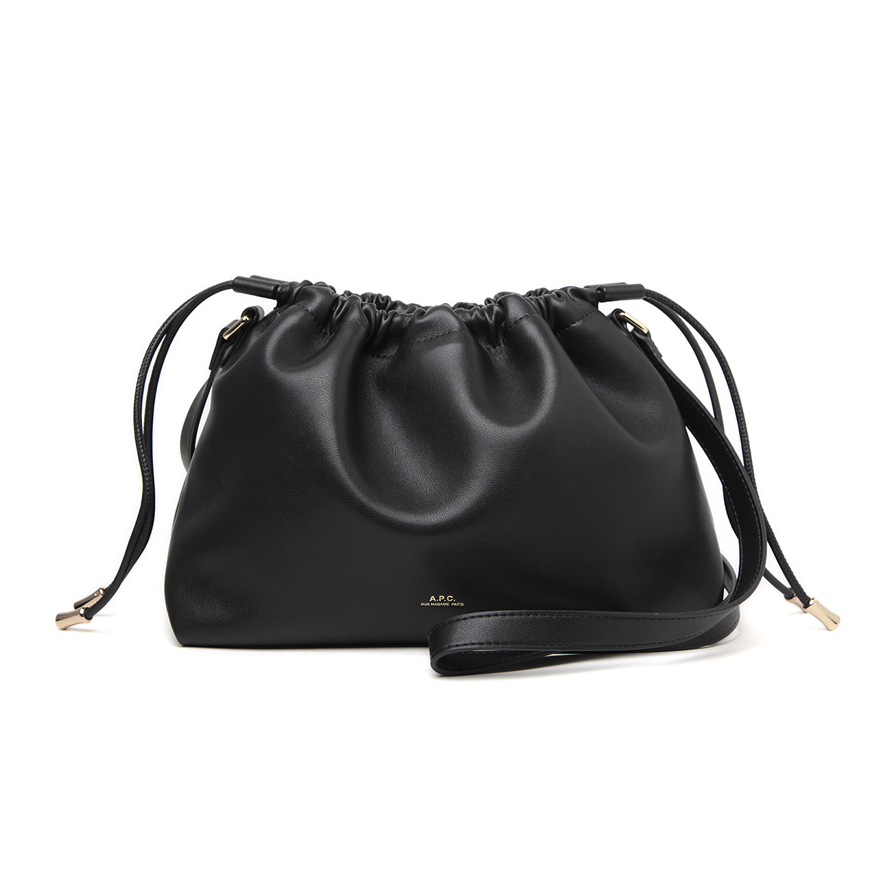 【関税込み】A.P.C. ブラック Ninon コート A.P.C. Ninon ショルダーバッグ | ブラック | FARFETCH JP