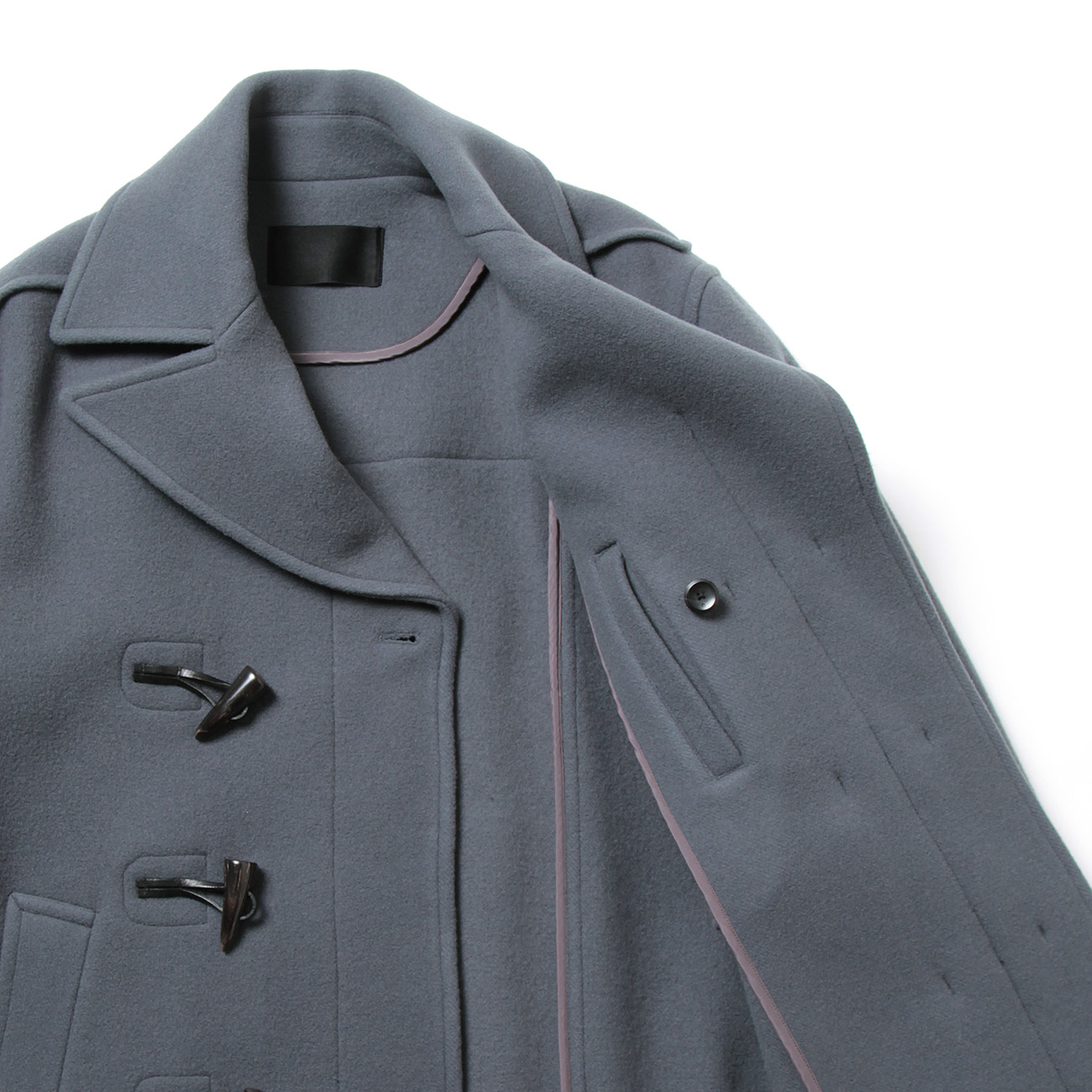 th products / ティーエイチプロダクツ | Toggle Pea Coat - Gray