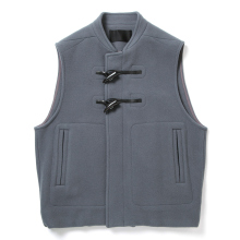 th products / ティーエイチプロダクツ | Toggle Oversized Vest - Gray