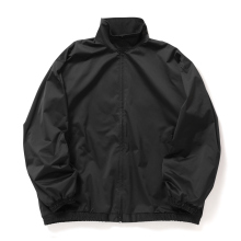 ssstein / シュタイン | SILK-BACK STAND COLLAR ZIP JACKET - Black