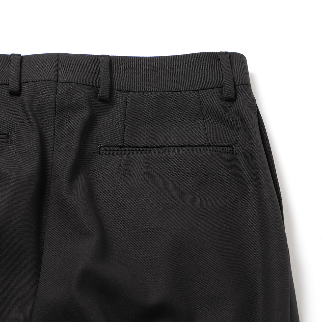 NEAT / ニート | High Twisted Cotton Twill Wide - Black | 通販