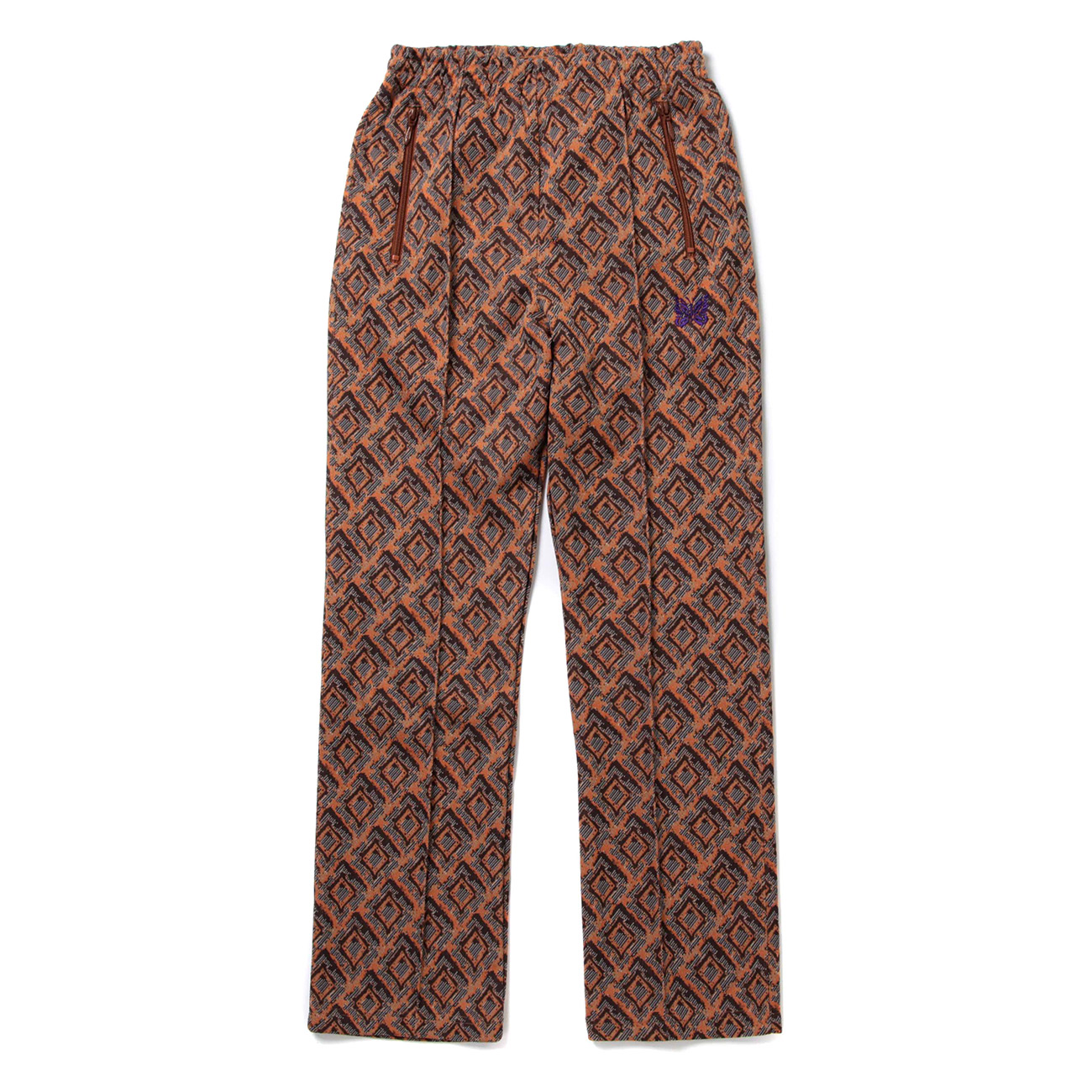 パンツ NEEDLES 21ss TRACK PANT-POLY JQ Needles / ニードルズ | Track Pant - Poly Jq. - Orange | 通販