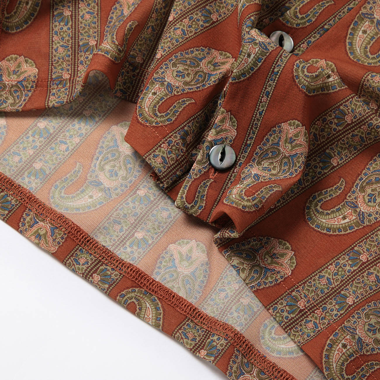 Needles / ニードルズ | V Neck Cardigan - Poly Mesh / Paisley