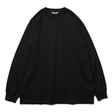 LUSTER PLAITING L/S TEE - Black