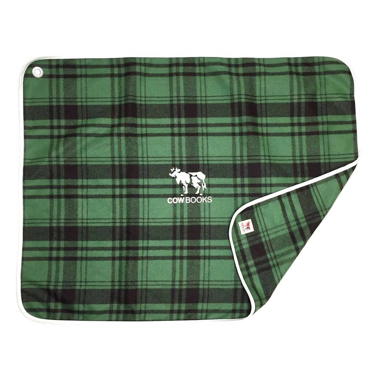 COW BOOKS / カウブックス | Reading Blanket - Green × Brown | 通販