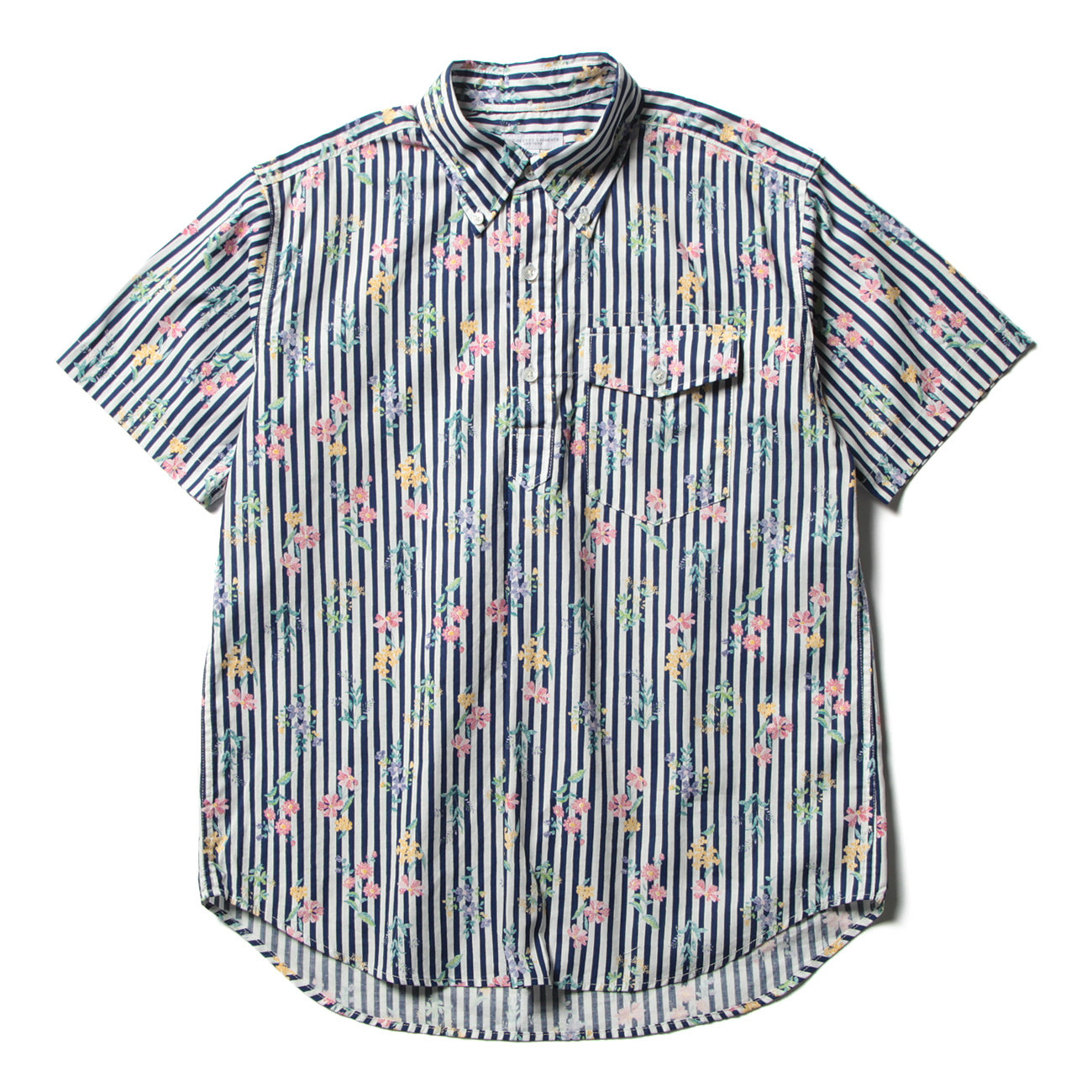 ENGINEERED GARMENTS / エンジニアドガーメンツ | Popover BD Shirt - Floral St. Print -  Navy | 通販 - 正規取扱店 | COLLECT STORE / コレクトストア